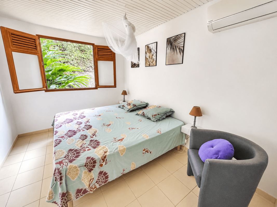 Location villa 6 personnes 3 chambre sainte luce - chambre 2
